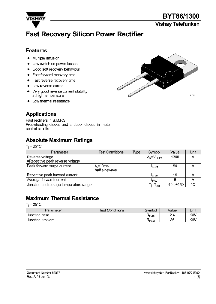 BYT861300_393599.PDF Datasheet
