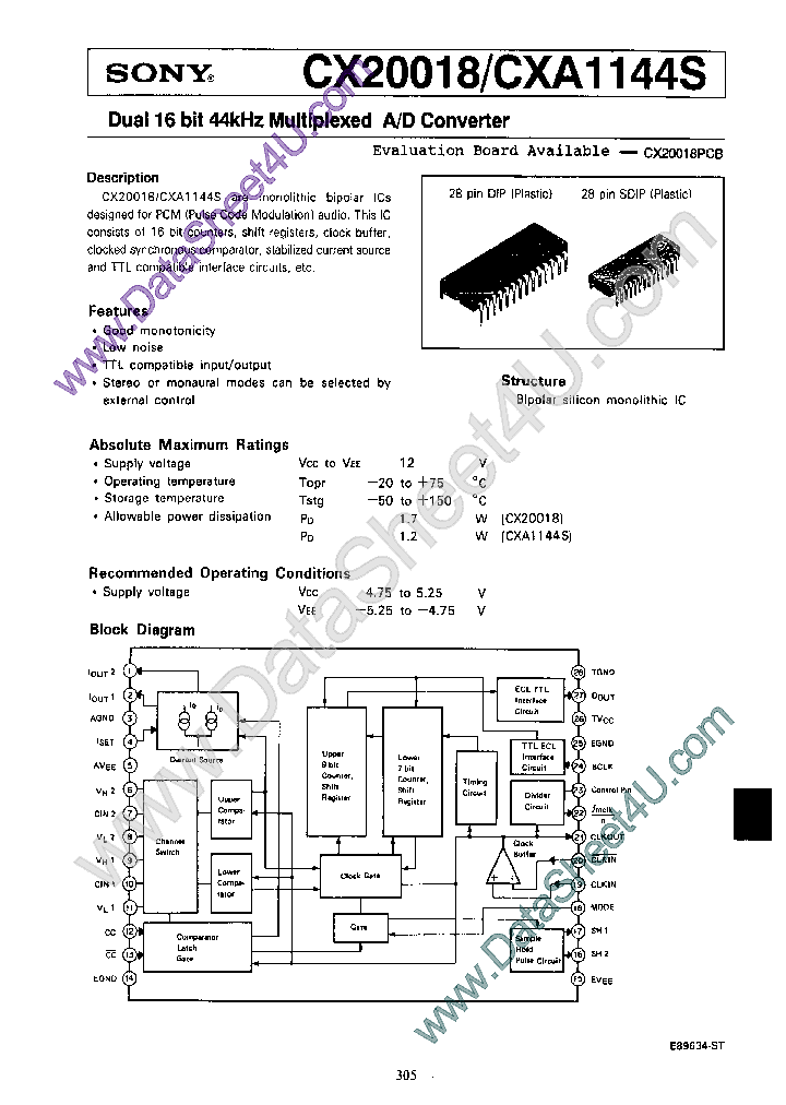 CX20018_397494.PDF Datasheet