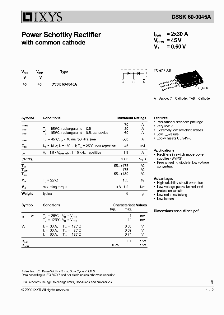 DSSK60-0045A_406970.PDF Datasheet