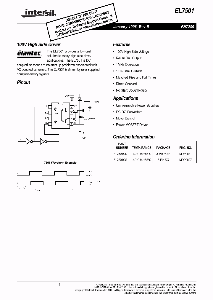 EL7501_431292.PDF Datasheet