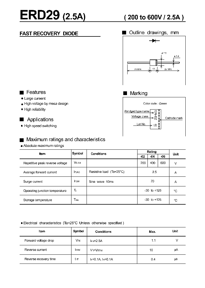 ERD29_430898.PDF Datasheet