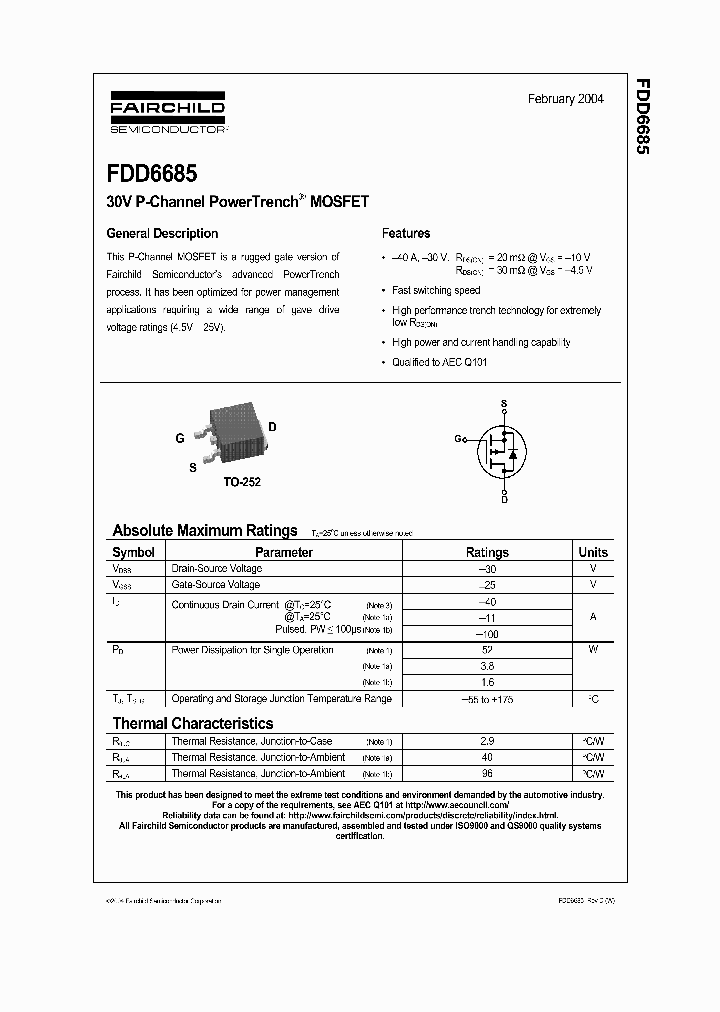 FDD6685_391391.PDF Datasheet