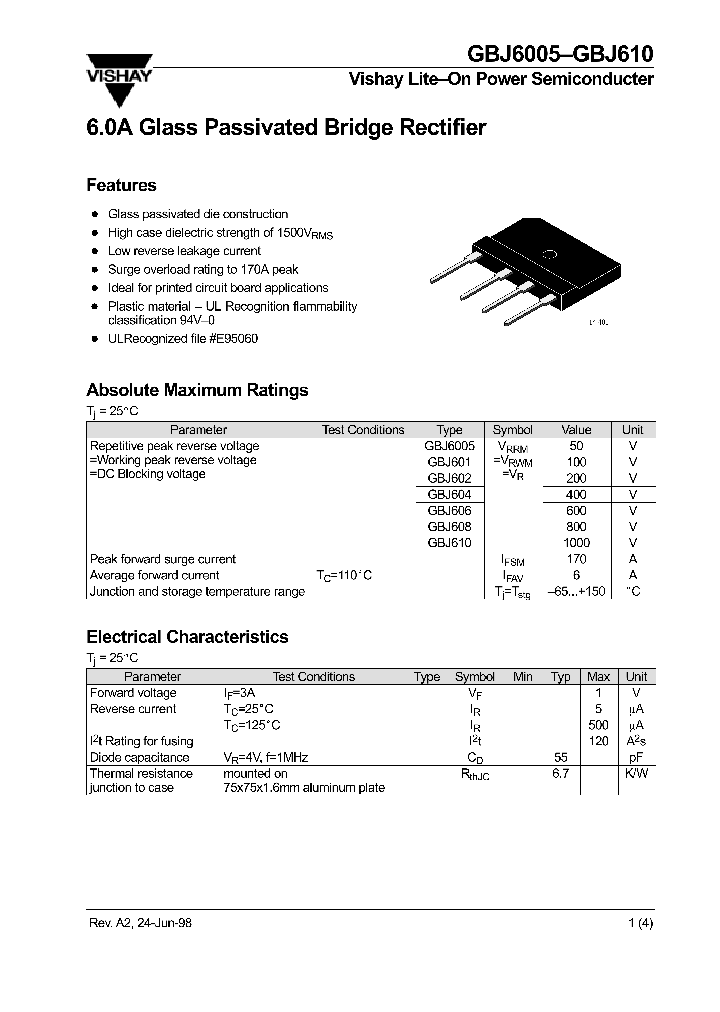 GBJ601_325874.PDF Datasheet