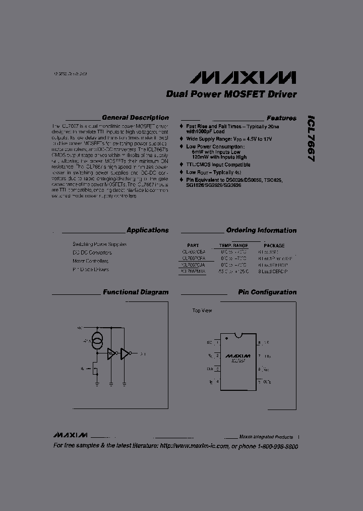 ICL7667CBA_15165.PDF Datasheet