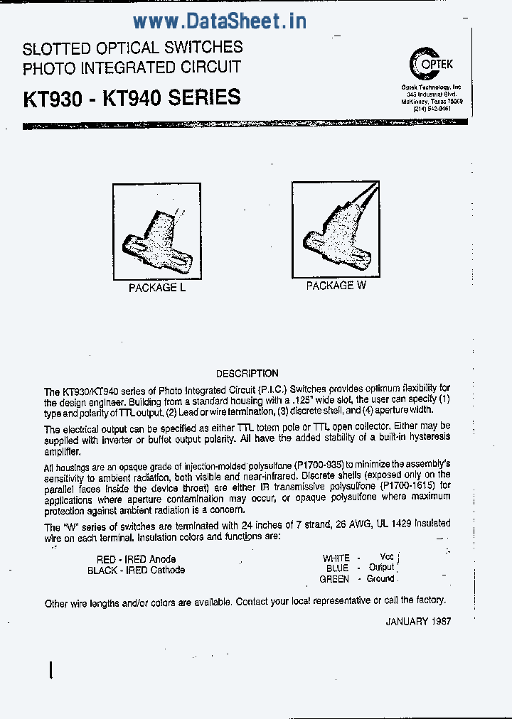 KT942_405748.PDF Datasheet