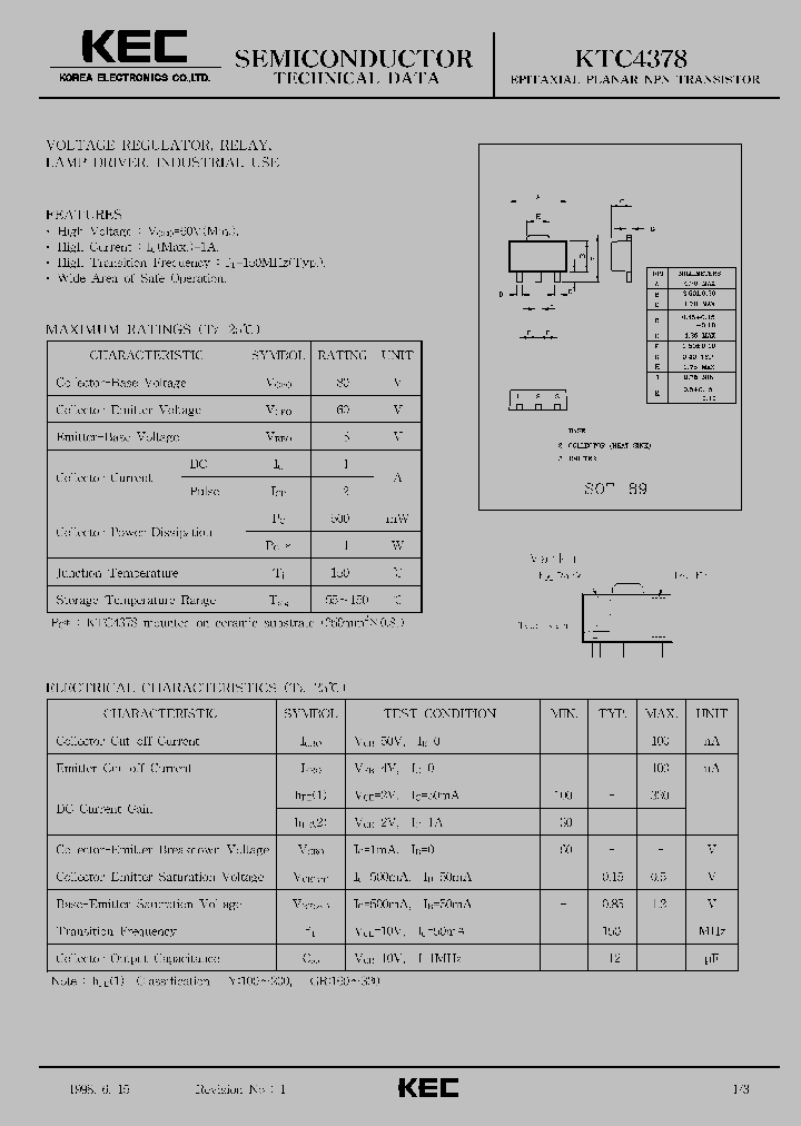 KTC4378_429400.PDF Datasheet