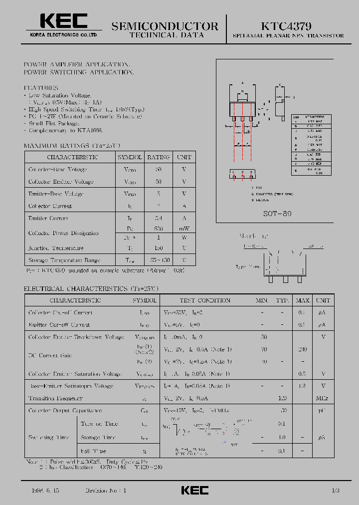 KTC4379_429401.PDF Datasheet