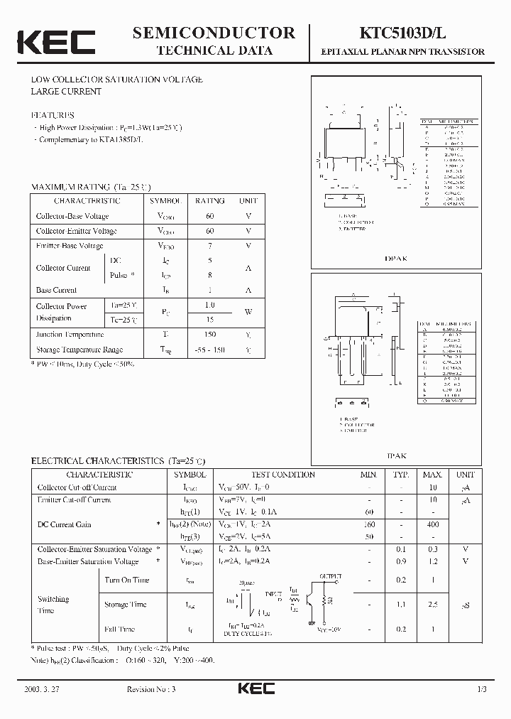 KTC5103D_400646.PDF Datasheet