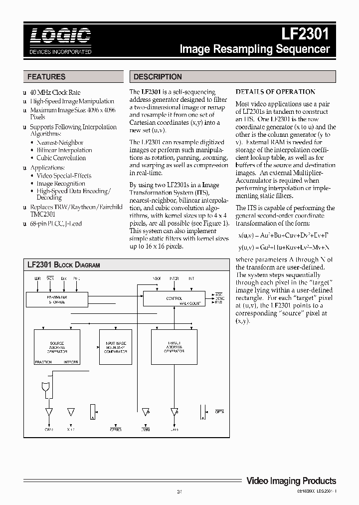 LF2301_428485.PDF Datasheet