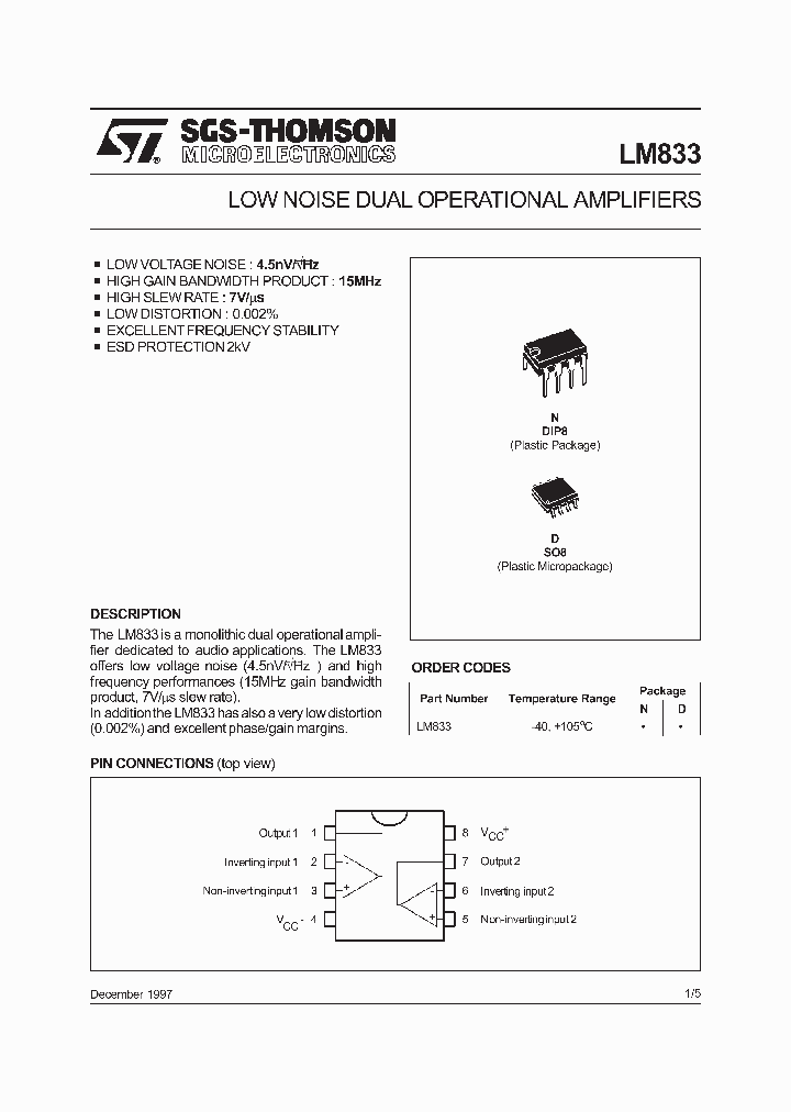 LM833_407305.PDF Datasheet