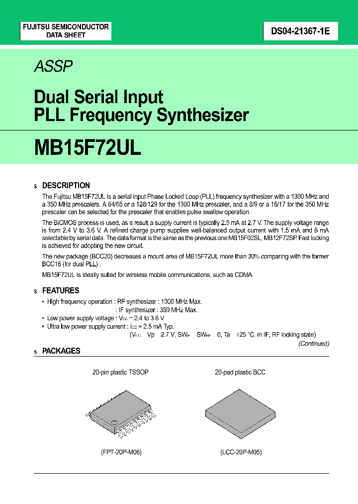 MB15F72UL_412616.PDF Datasheet