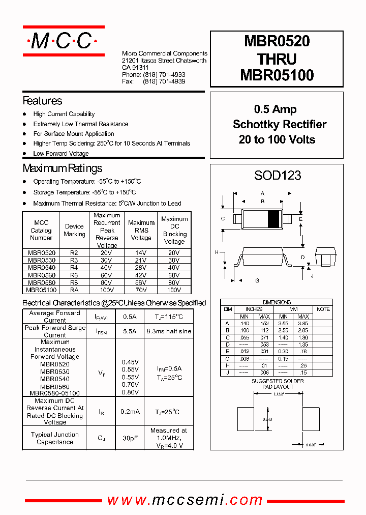 MBR0530_134015.PDF Datasheet