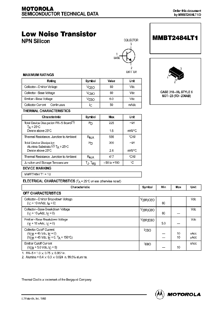 MMBT2484LT1_76331.PDF Datasheet