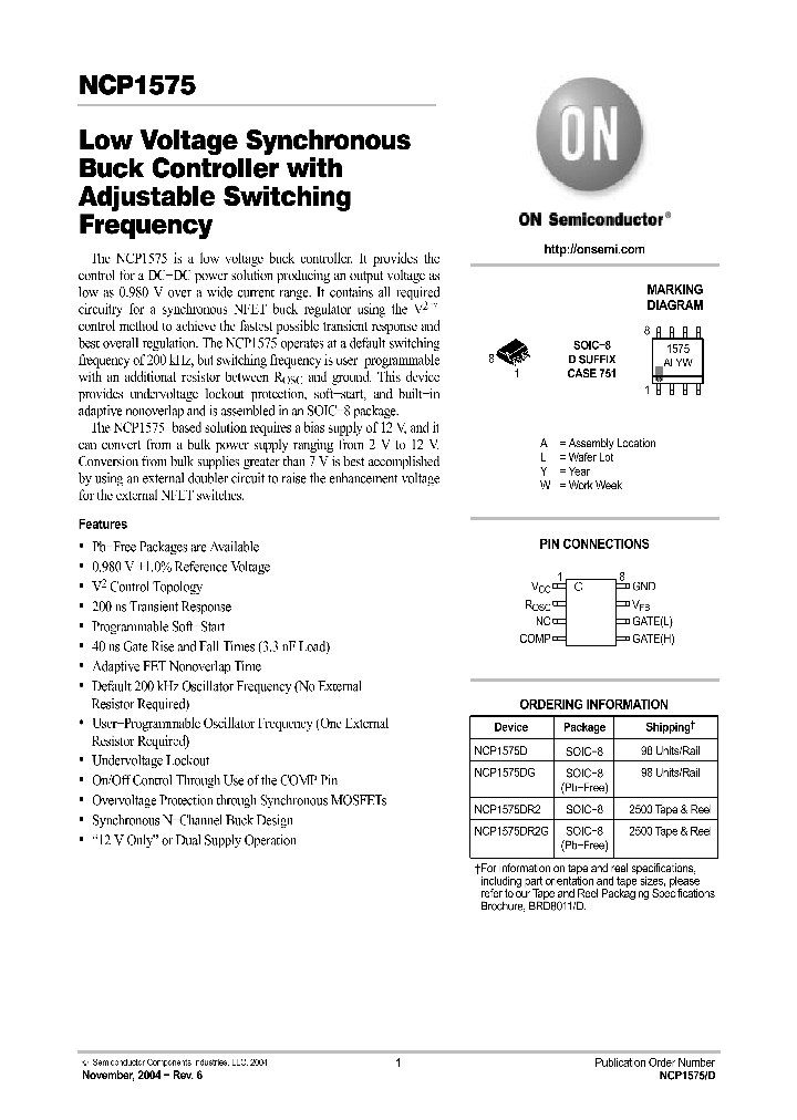 NCP1575_403274.PDF Datasheet