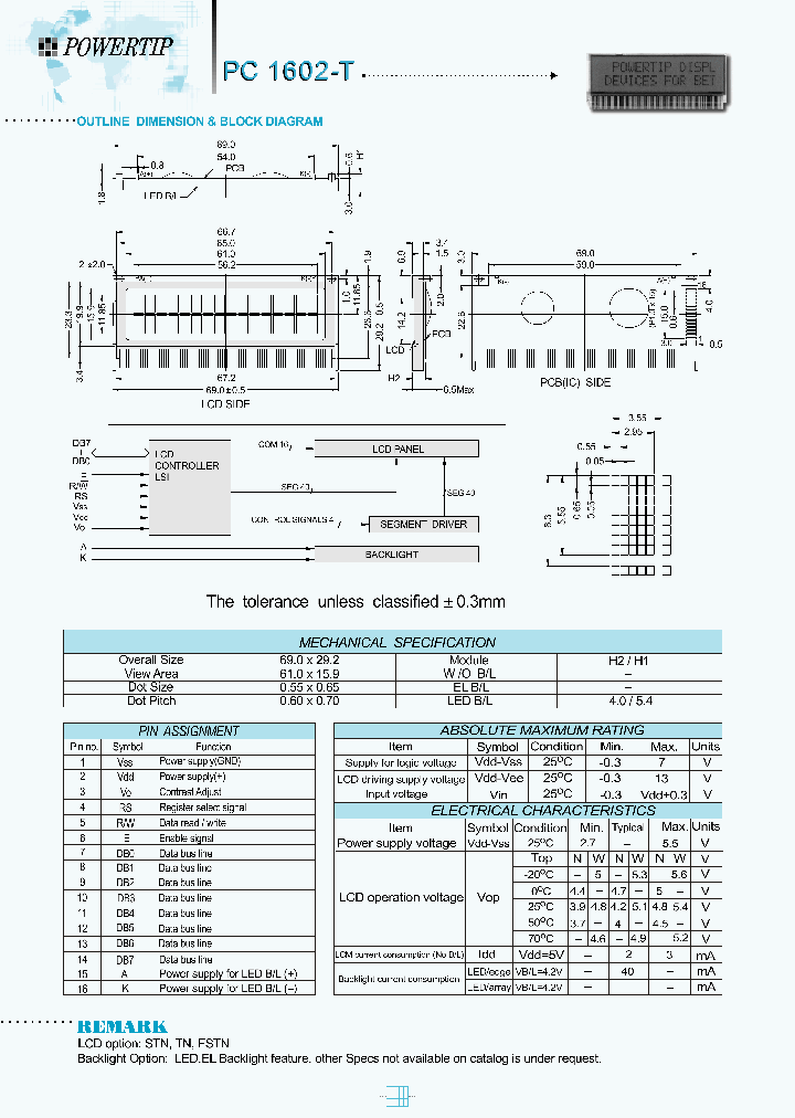 PC1602-T_409391.PDF Datasheet