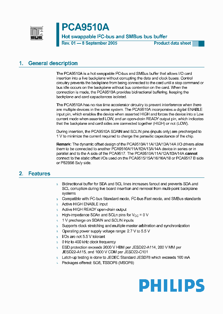 PCA9510A_425013.PDF Datasheet