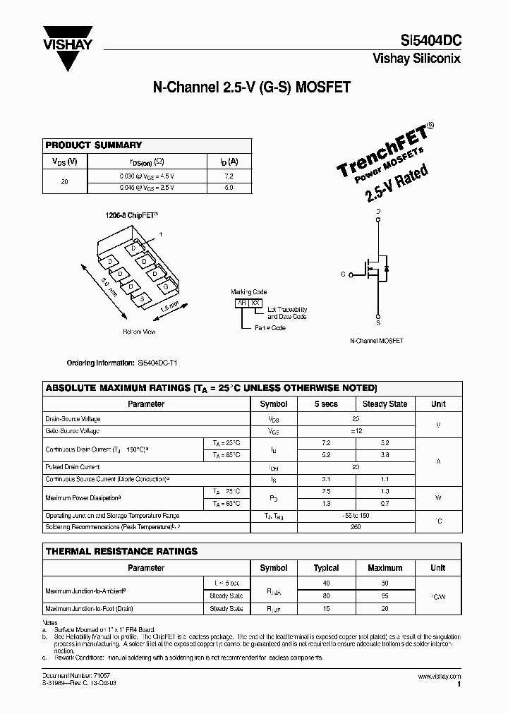 SI5404DC_394840.PDF Datasheet