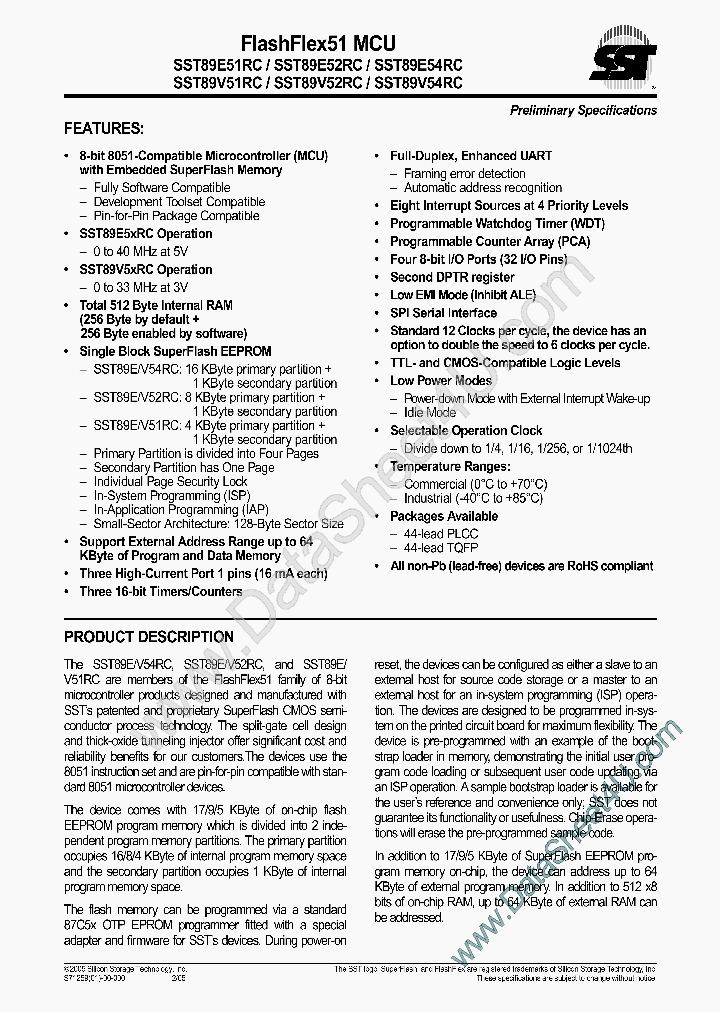 SST89V51_409551.PDF Datasheet