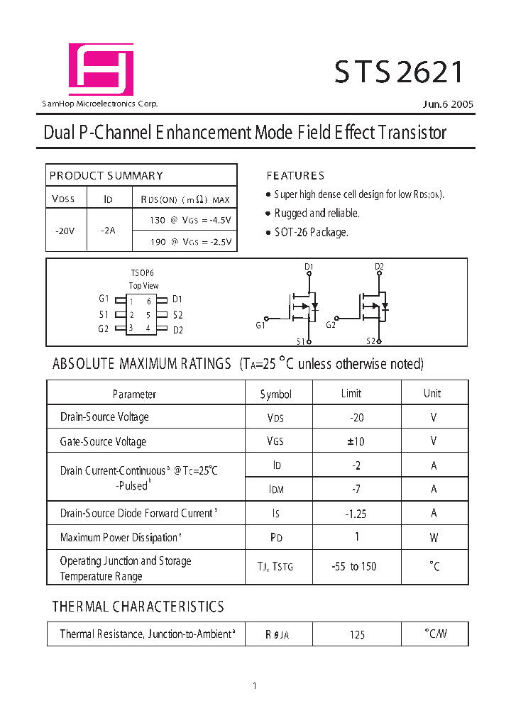 STS26B21_401287.PDF Datasheet