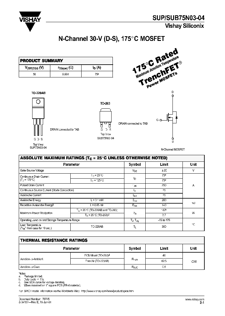 SUB75N03-04_432917.PDF Datasheet