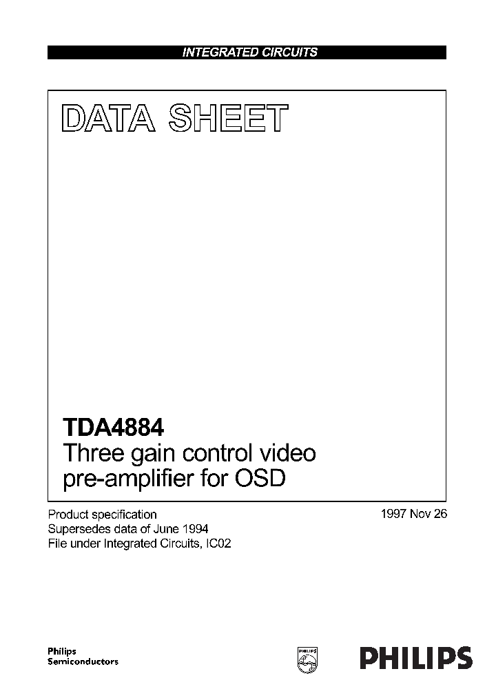 TDA4884_395007.PDF Datasheet