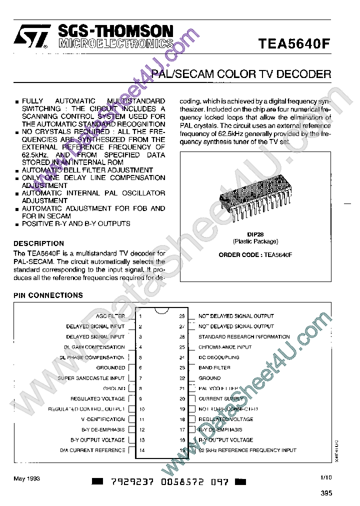 TEA5640F_429045.PDF Datasheet