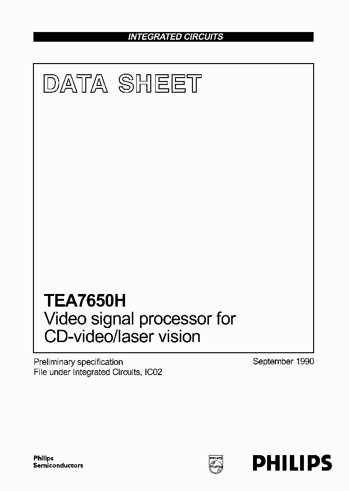 TEA7650H_419502.PDF Datasheet