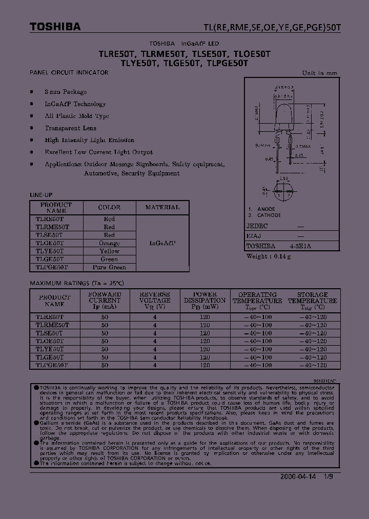 TLPGE50T_388457.PDF Datasheet
