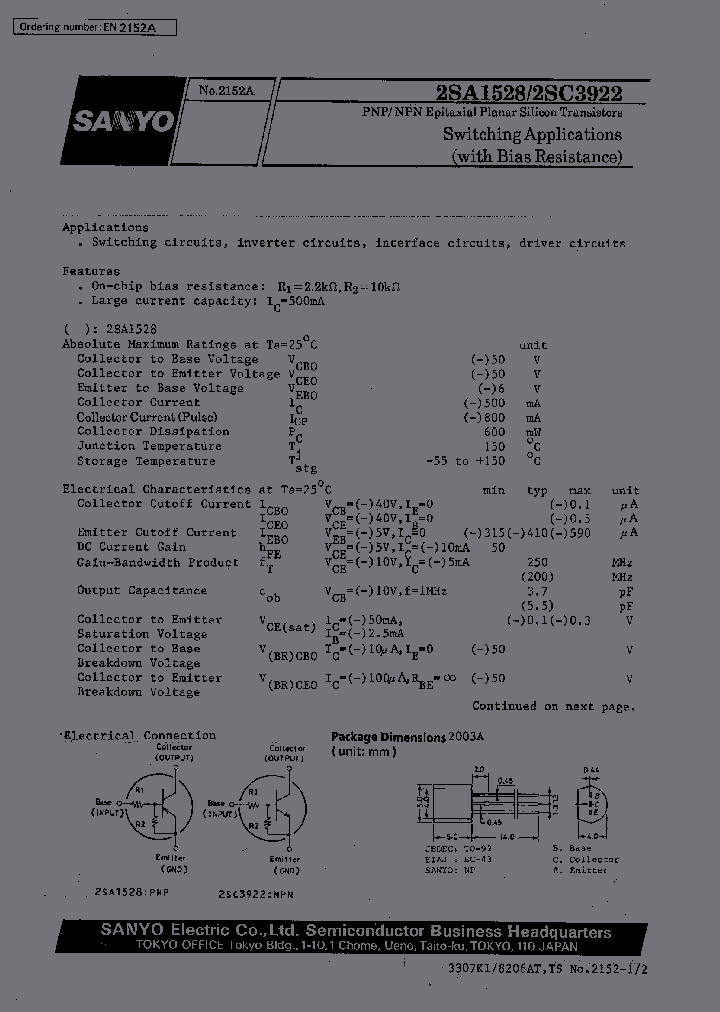 2SC3922_467950.PDF Datasheet