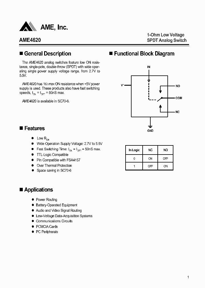 AME4620_445655.PDF Datasheet