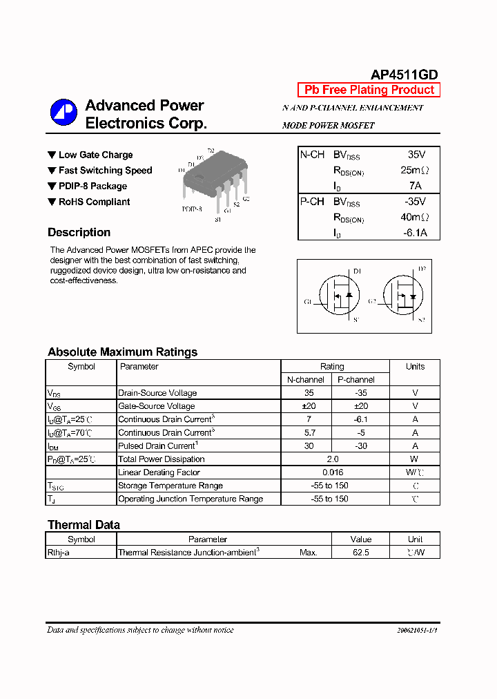 AP4511GD_478032.PDF Datasheet