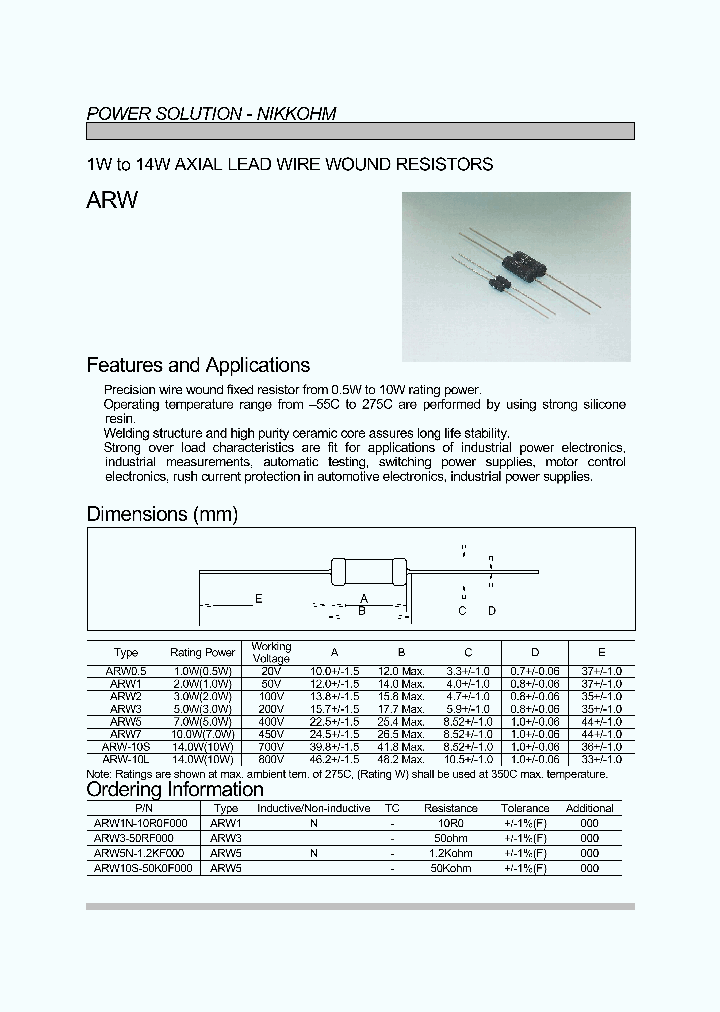ARW10L-122XXX_480009.PDF Datasheet