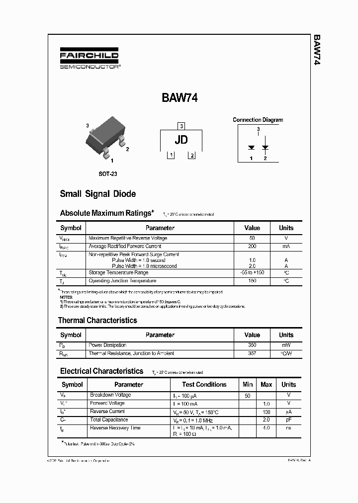 BAW74_450338.PDF Datasheet