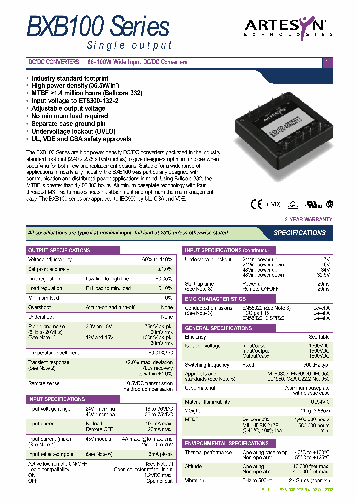BXB100-48S05FLT_444359.PDF Datasheet