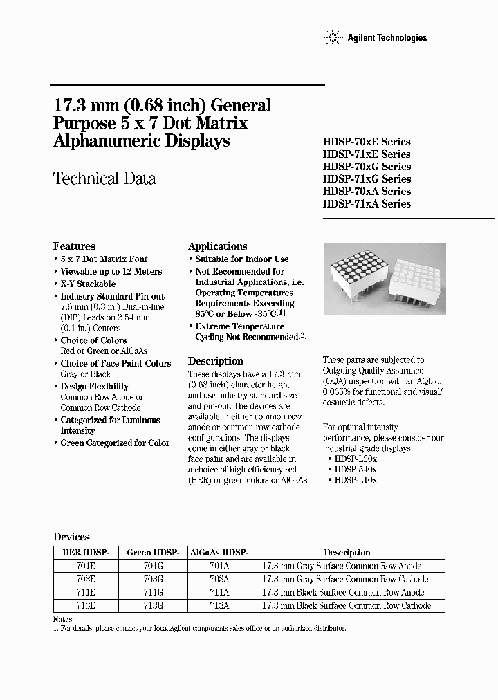 HDSP-70_472862.PDF Datasheet