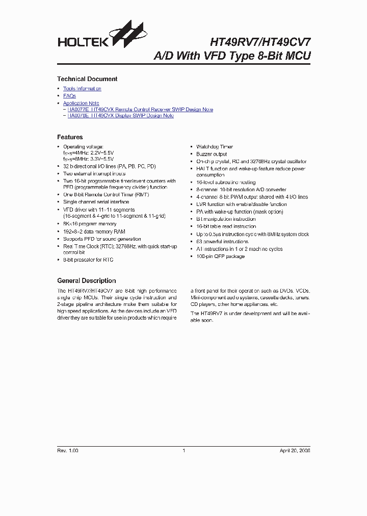 HT49RV7_450565.PDF Datasheet