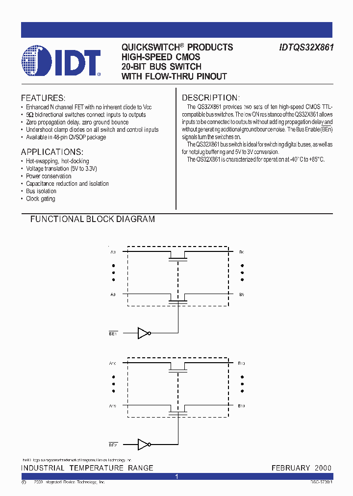 IDTQS32X861_448797.PDF Datasheet