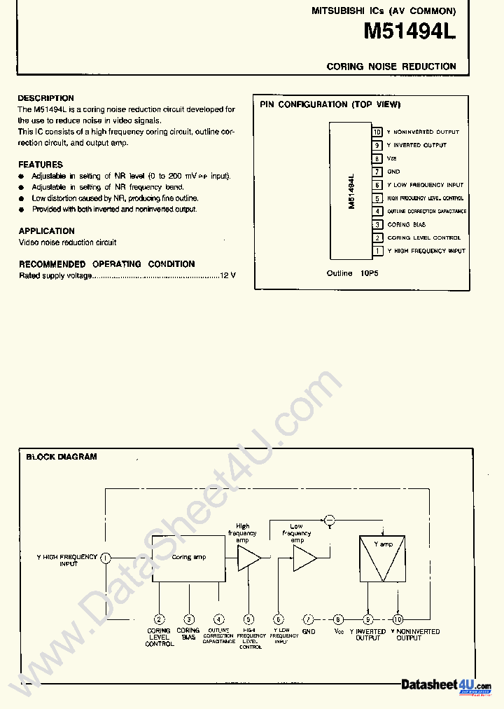 M51494L_468309.PDF Datasheet