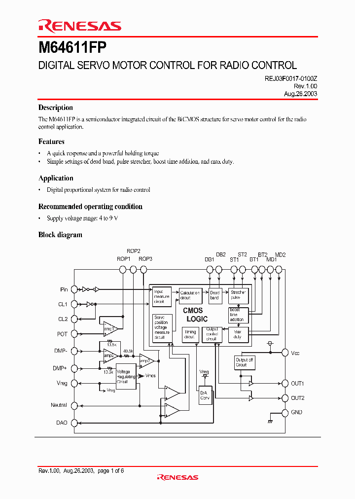 M64611FP_466442.PDF Datasheet