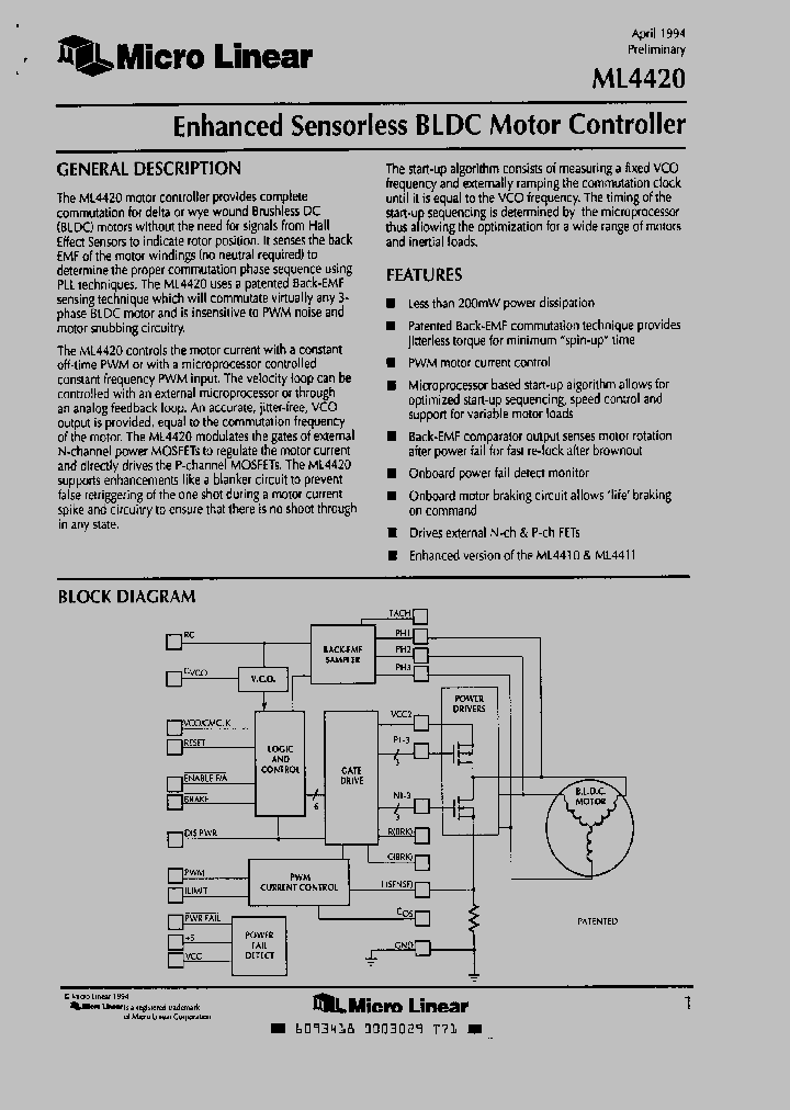 ML4420_328252.PDF Datasheet