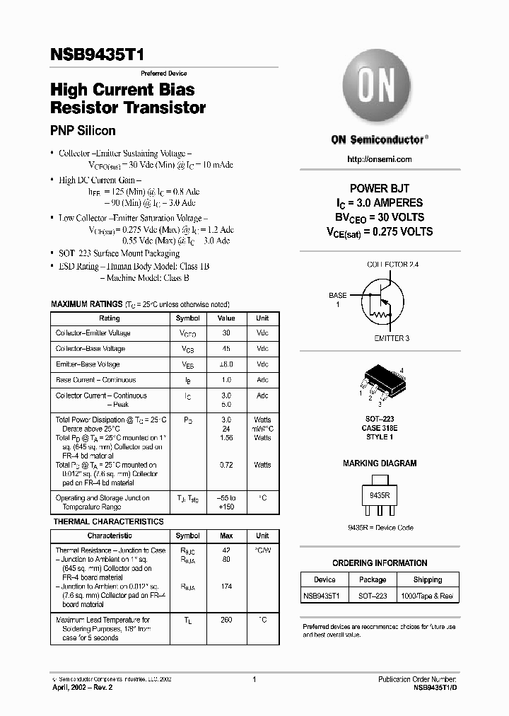 NSB9B435T1_486163.PDF Datasheet