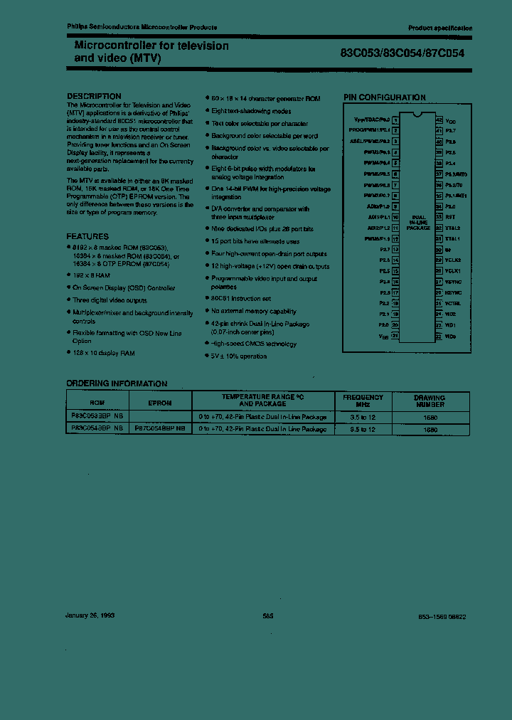 P83C054BBPNB_481644.PDF Datasheet