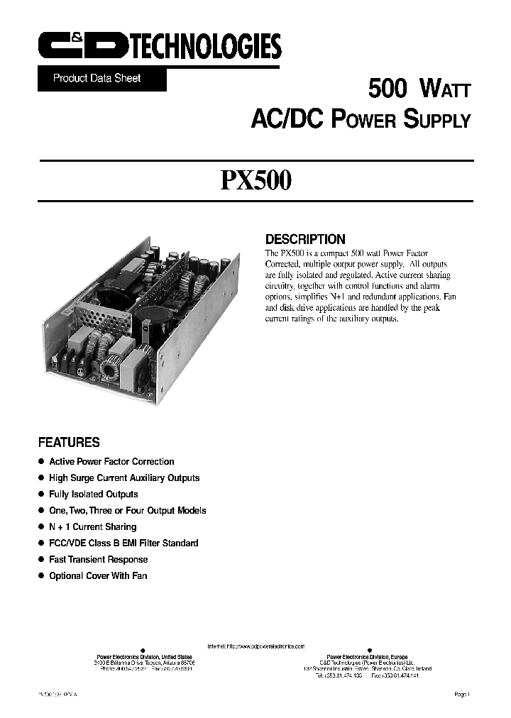 PX500-U3A_484229.PDF Datasheet