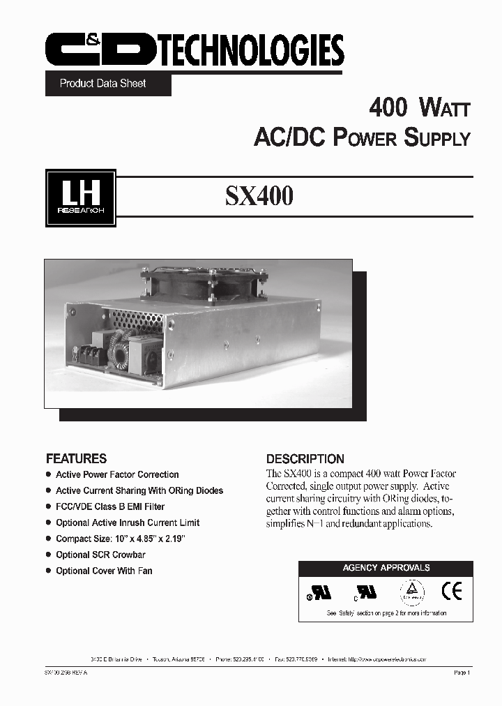 SX400-U1D_474906.PDF Datasheet