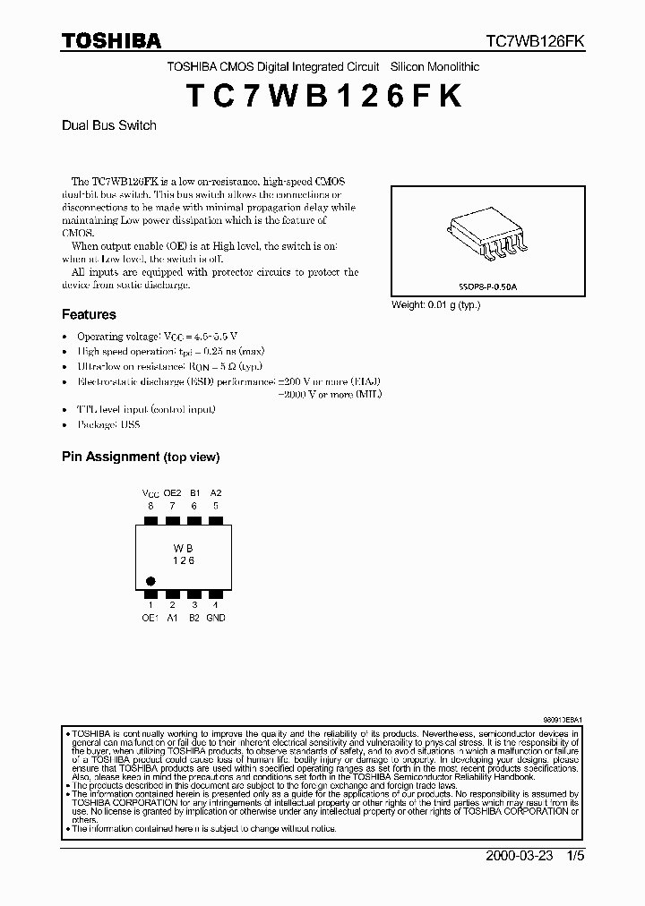 TC7WB126FK_460545.PDF Datasheet