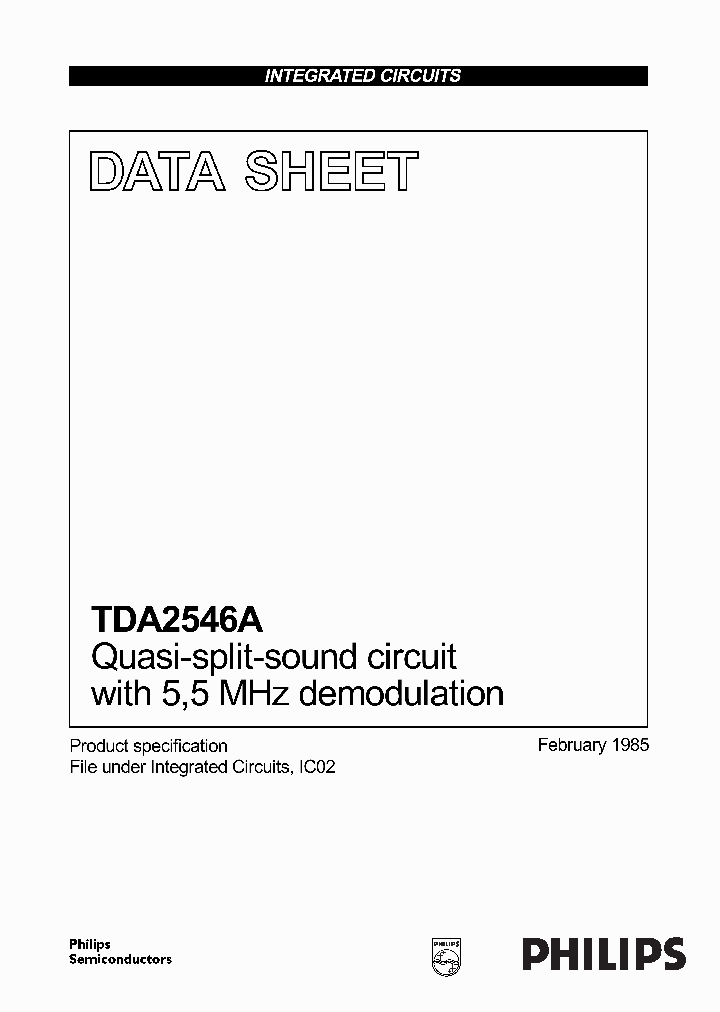 TDA2546A_463961.PDF Datasheet