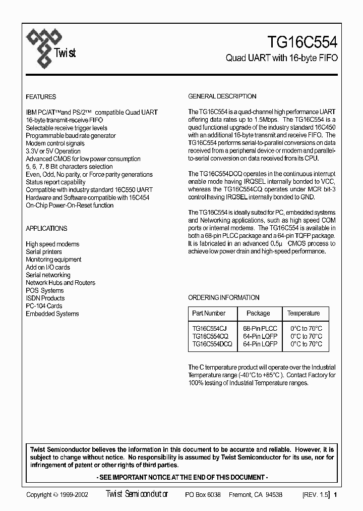 TG16C554CQ_462356.PDF Datasheet