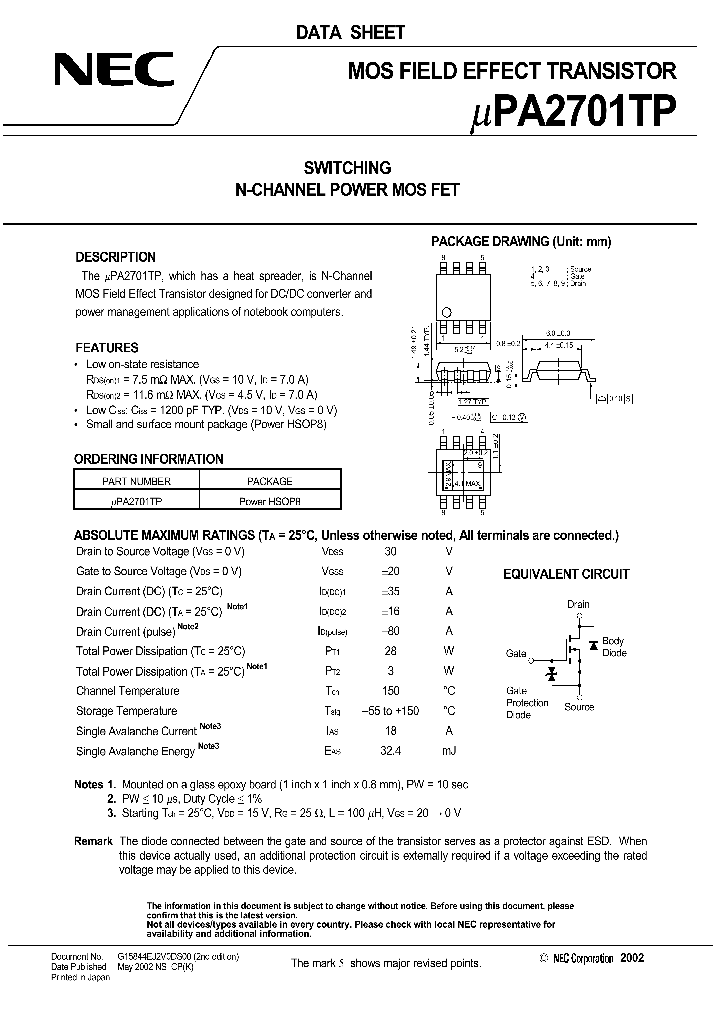 UPA2701TP_439879.PDF Datasheet