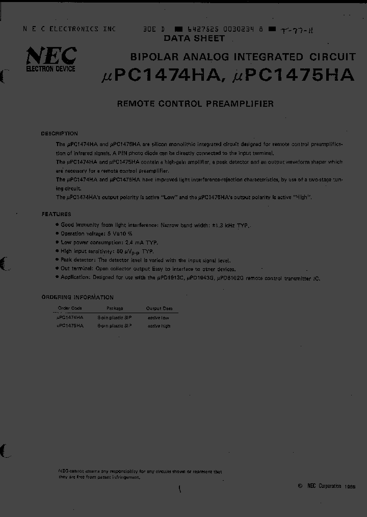 UPC1474HA_448066.PDF Datasheet