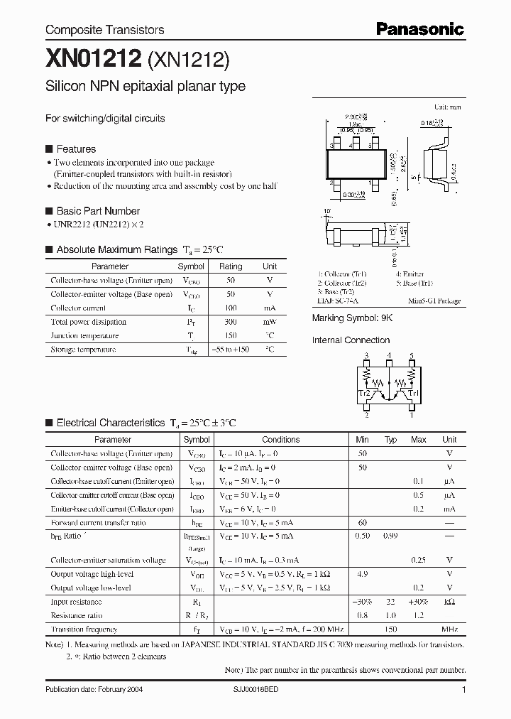 XN01212_461865.PDF Datasheet